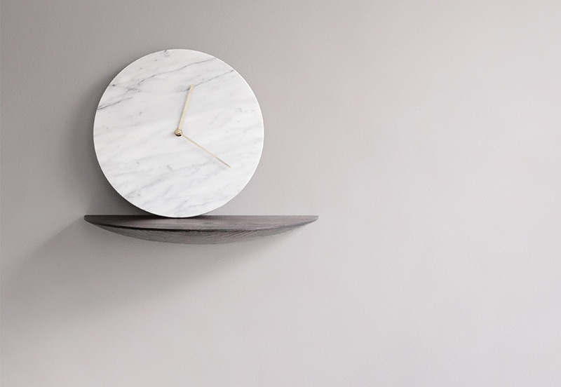 MENU メニュー Marble Wall Clock マーブル 壁掛け時計 大理石 ウォールクロック [3]