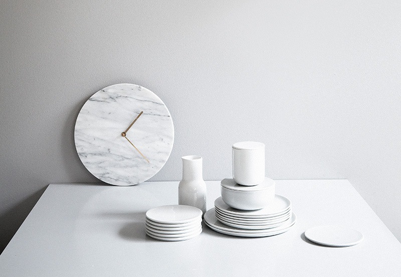 MENU メニュー Marble Wall Clock マーブル 壁掛け時計 大理石 ウォールクロック [4]