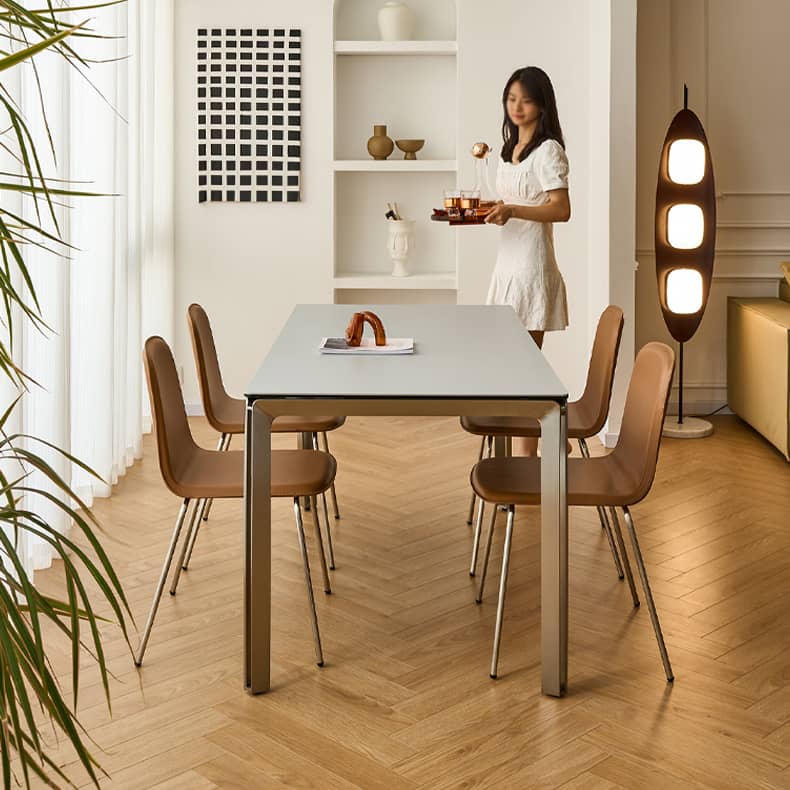 ダイニングテーブル セラミック製 テーブル ステンレス脚  おしゃれ fld-2748 [2]