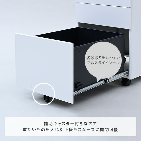 【10％オフクーポン対象】デスクワゴン 3段 キャスター付き 鍵付き 幅39 奥行50 高さ60 RKD-39 山善 YAMAZEN
										
											【会員登録でクーポンGET】 [5]