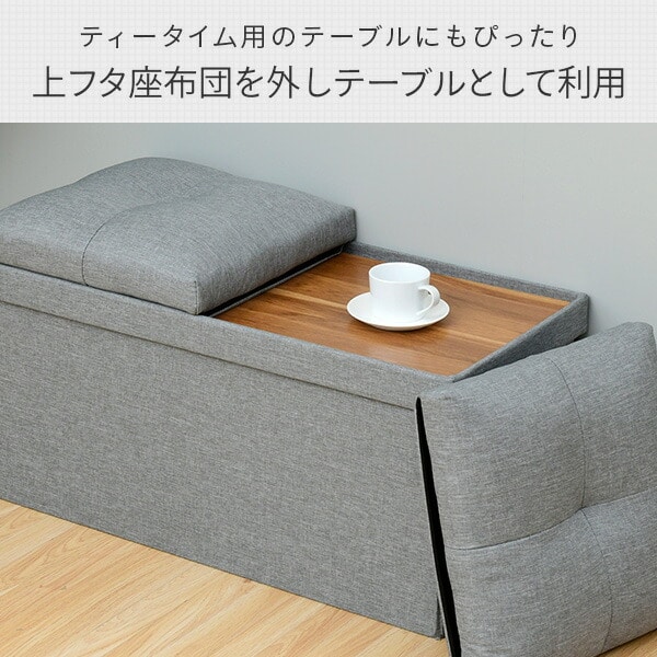 【10％オフクーポン対象】収納スツール ダブル 幅76 収納ボックス フタ付き JLS-76Z ライトグレー 山善 YAMAZEN
										
											【会員登録でクーポンGET】 [4]