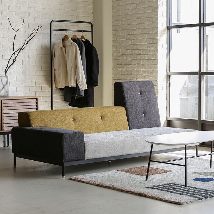 テット 2.5人掛けソファ 右肘 カラフル [3]