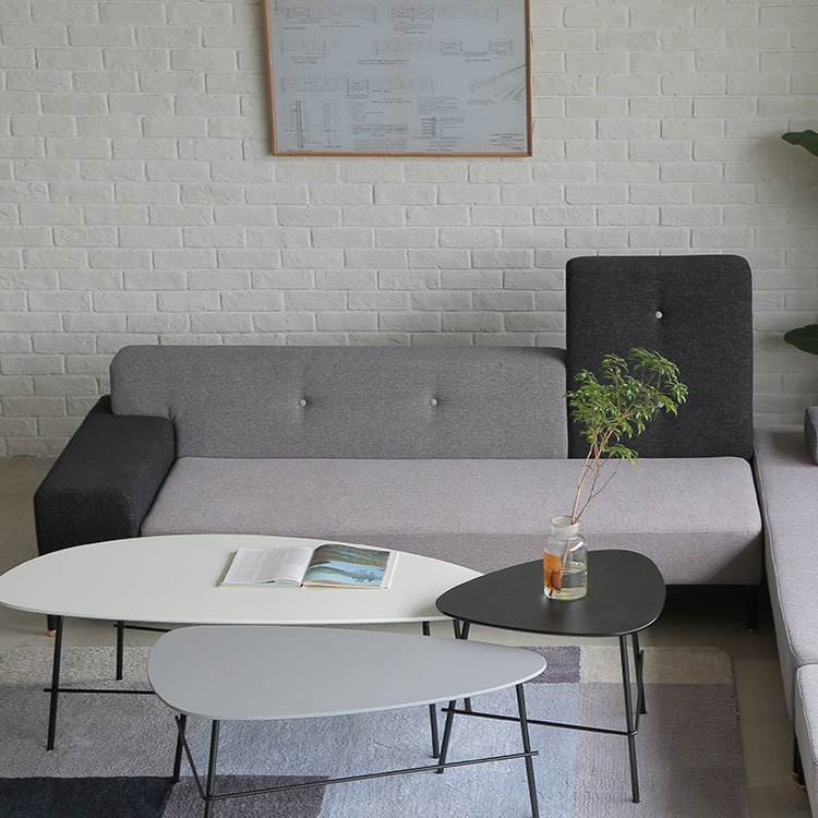 テット 2.5人掛けソファ 右肘 モノトーン [2]