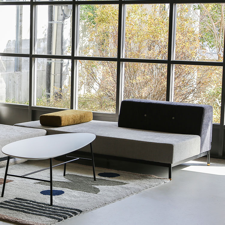 トット 2.5人掛けソファ 右背 カラフル [2]