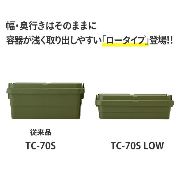 【10％オフクーポン対象】トランクカーゴ TC-70S LOW 40L 日本製 GHON155/GHON156/GHON157 リス RISU [3]