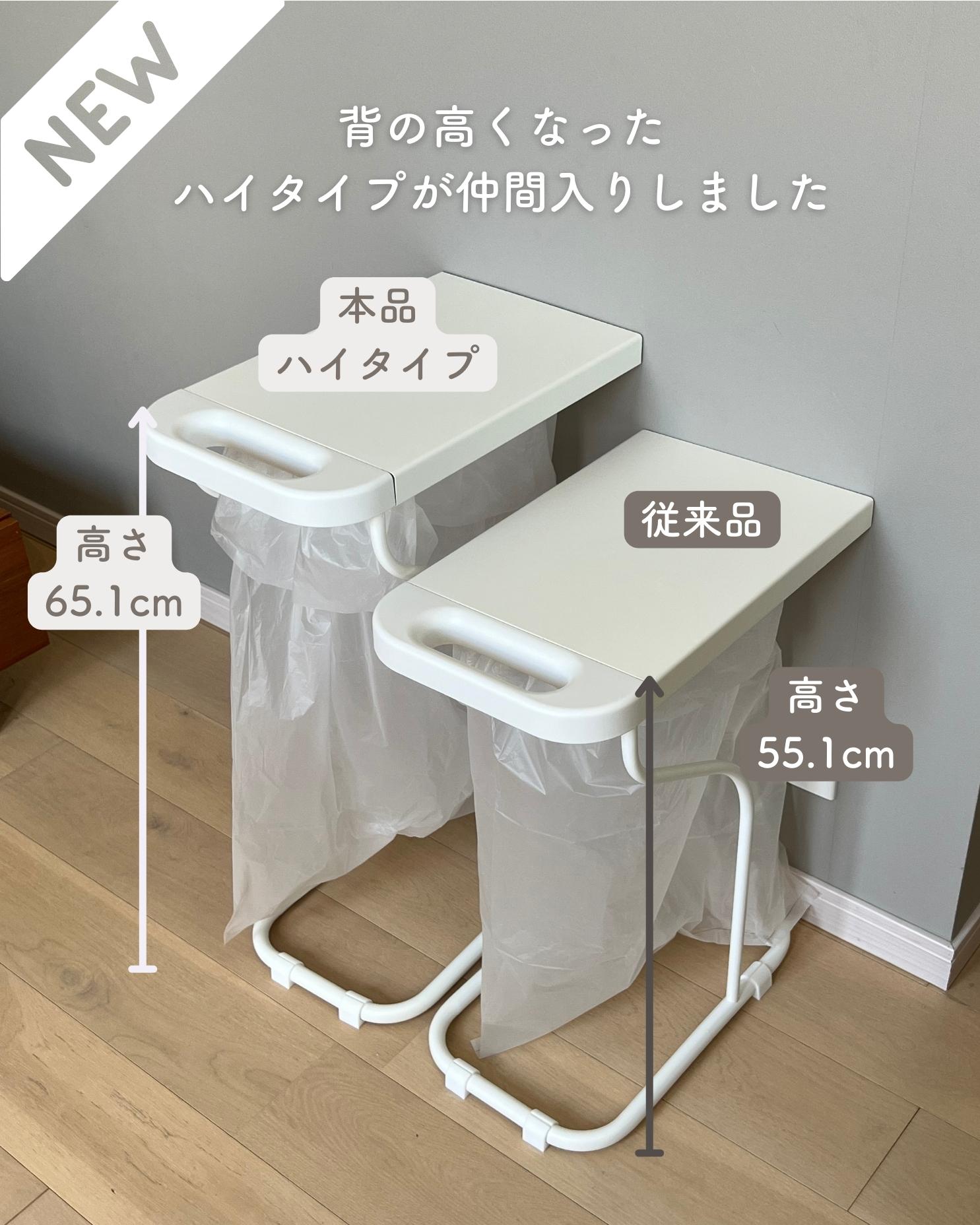 【10％オフクーポン対象】ゴミ箱 ふた付き 分別 45L ハイタイプ ゴミ袋ホルダー 幅26 奥行42.7 高さ65.1cm フィレッテ fillete ※単品販売です [5]