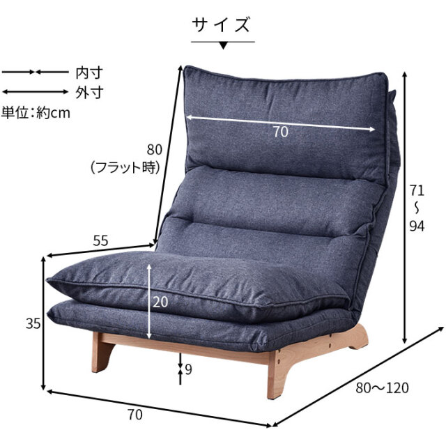 ハイバック 座椅子 リッカ [2]