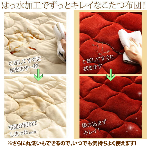 はっ水リバーシブル省スペースこたつ布団 60×60cm用 [2]