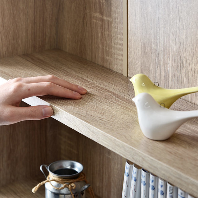 薄型 積み重ね 本棚 ユエル 2個組 [5]