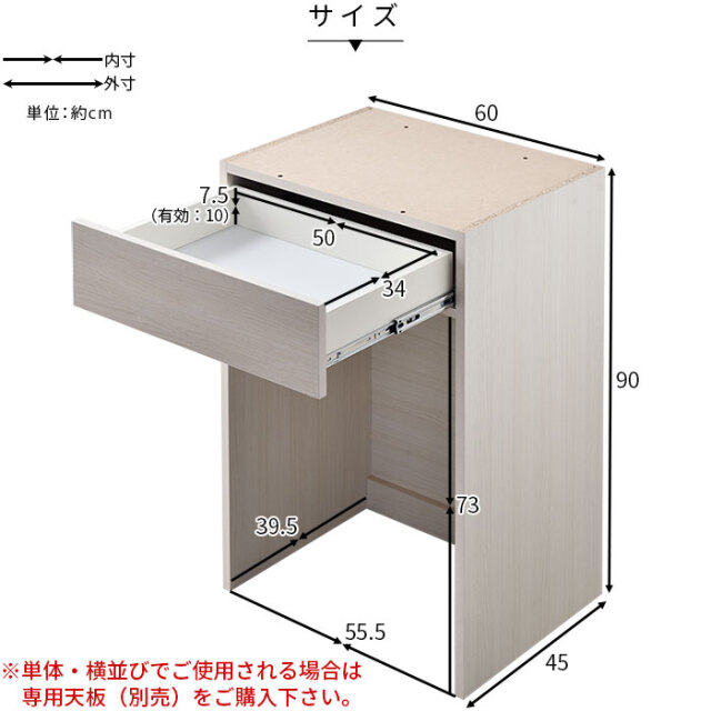 国産 ユニット キッチン収納 カフェ 幅60cmタイプ 下台 ダストOP [2]