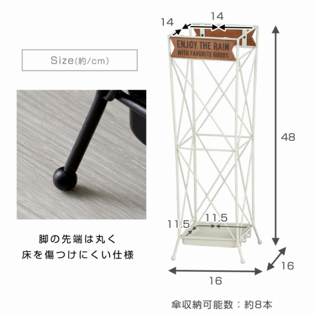 ヴィンテージ風 アンブレラスタンド モボワ [2]