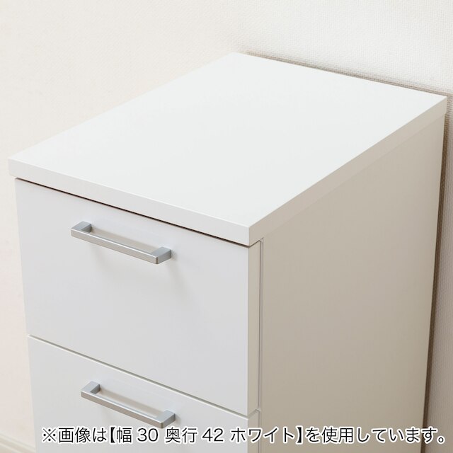 [引き出しタイプ] 幅1cm単位で選べる隙間収納ロータイプ LBR (幅16×奥行52cm) [5]