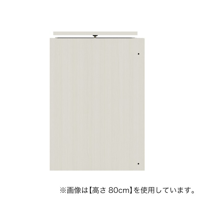 [高さ1cm単位で選べる] 見せない家電収納専用上置き (幅57.5×高さ90cm WW) [3]