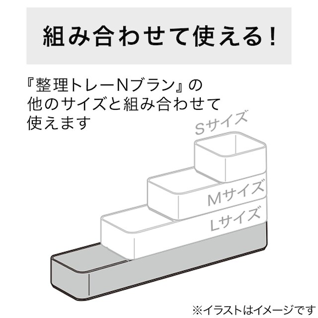 整理トレー Nブラン LL(ホワイト) [3]