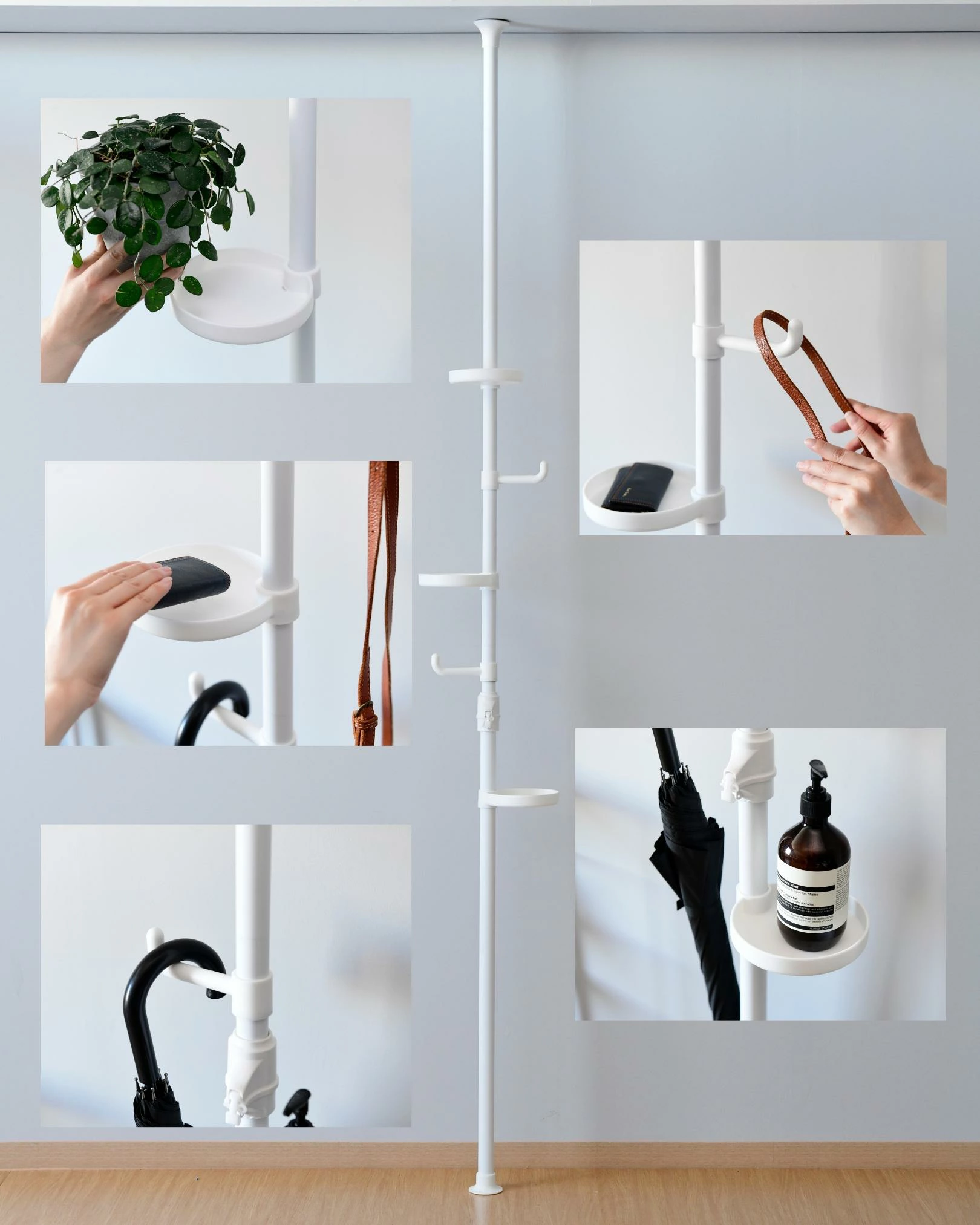 【10％オフクーポン対象】突っ張り プランターラック 幅30 奥行30 高さ200-280/140-188cm WJE-14M 山善 YAMAZEN
										
											【会員登録でクーポンGET】 [5]