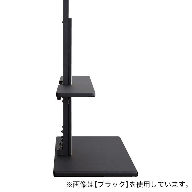 【最短翌日出荷】100インチ対応 頑丈・デザインテレビスタンド専用サウンドバー棚板(WH) [5]