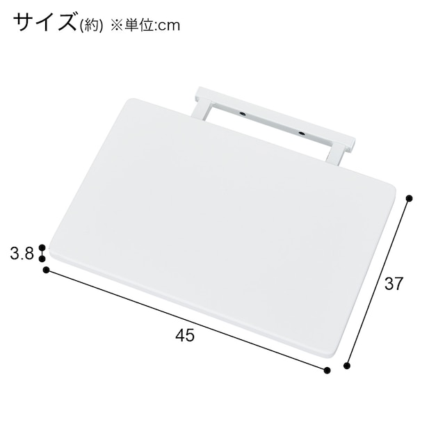 壁寄せテレビスタンド専用 追加棚板(LH02用 WH) [3]