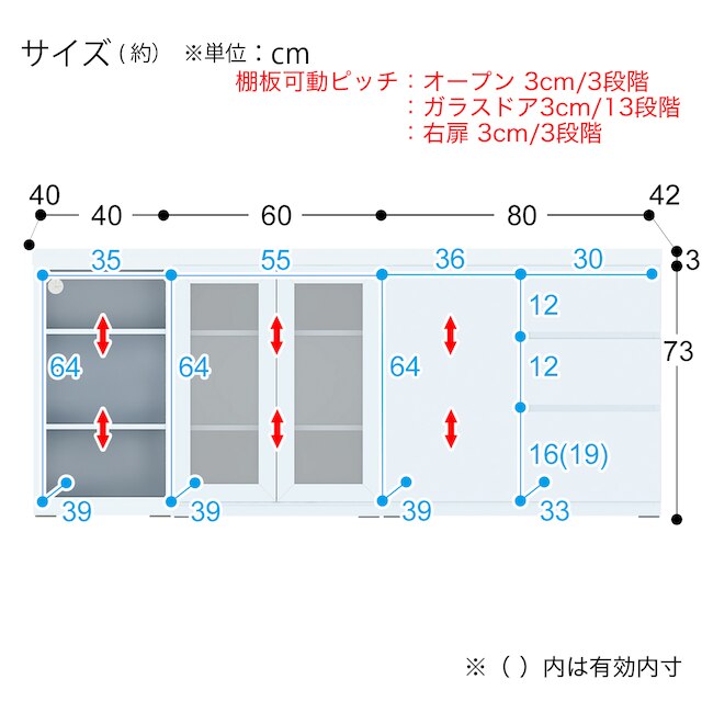 ミドルボードポルテ(WH 180SB-T/40SB-O/60SB-G/80SB-D) [3]