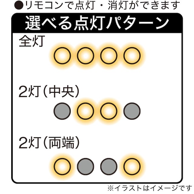 シーリングライト メストロ4RC(ブラック) [2]