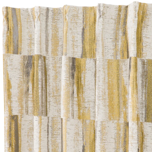 (1枚入り)裏地付き遮光1級･遮熱カーテン(PK142 YE 100X200X1) [4]