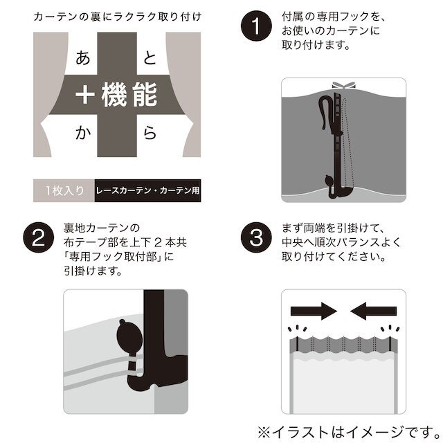 【デコホーム商品】暗くなりにくい遮熱・保温裏地（100X171X1 DH120） [3]