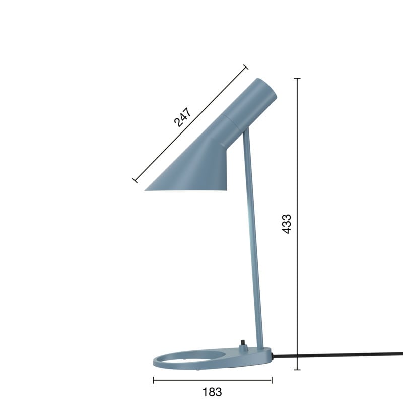 AJ ミニ テーブル / ダスティー・ブルー / AJ Mini Table / Dusty Blue / アーネ・ヤコブセン / Louis Poulsen（ルイスポールセン）/ デスクライト / テーブルライト / 正規販売店 [3]