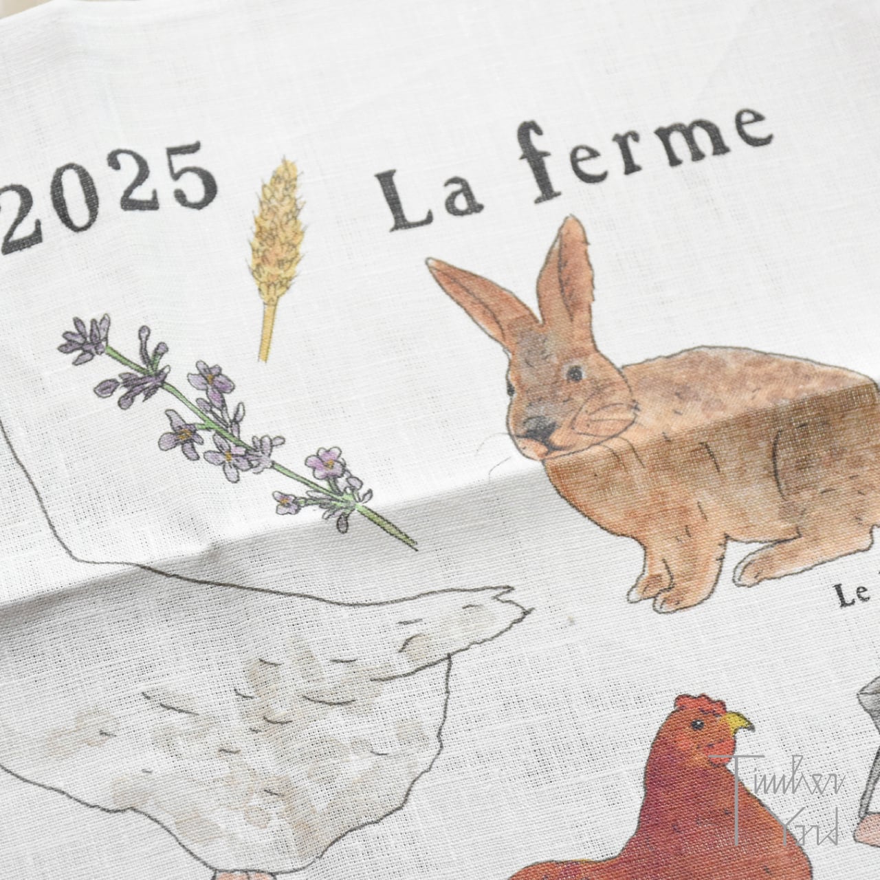 【ONLINE限定】2025 リネンカレンダー / フランスの農場 / 2025 LINEN CALENDAR FARMS IN FRANCE / fog linen work（フォグリネンワーク）/ 正規販売店 [3]