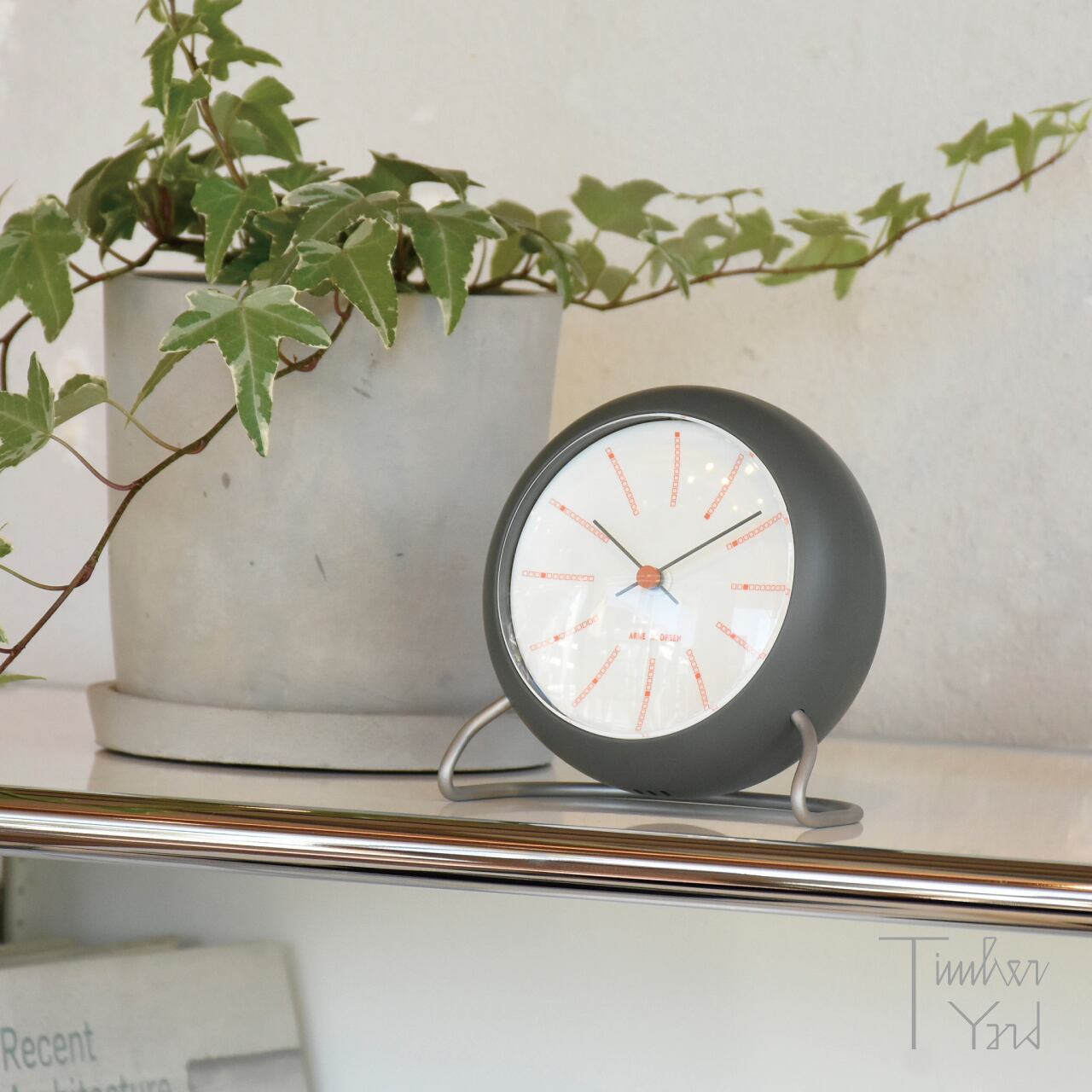 Table Clock｜Bankers［gray］ [3]