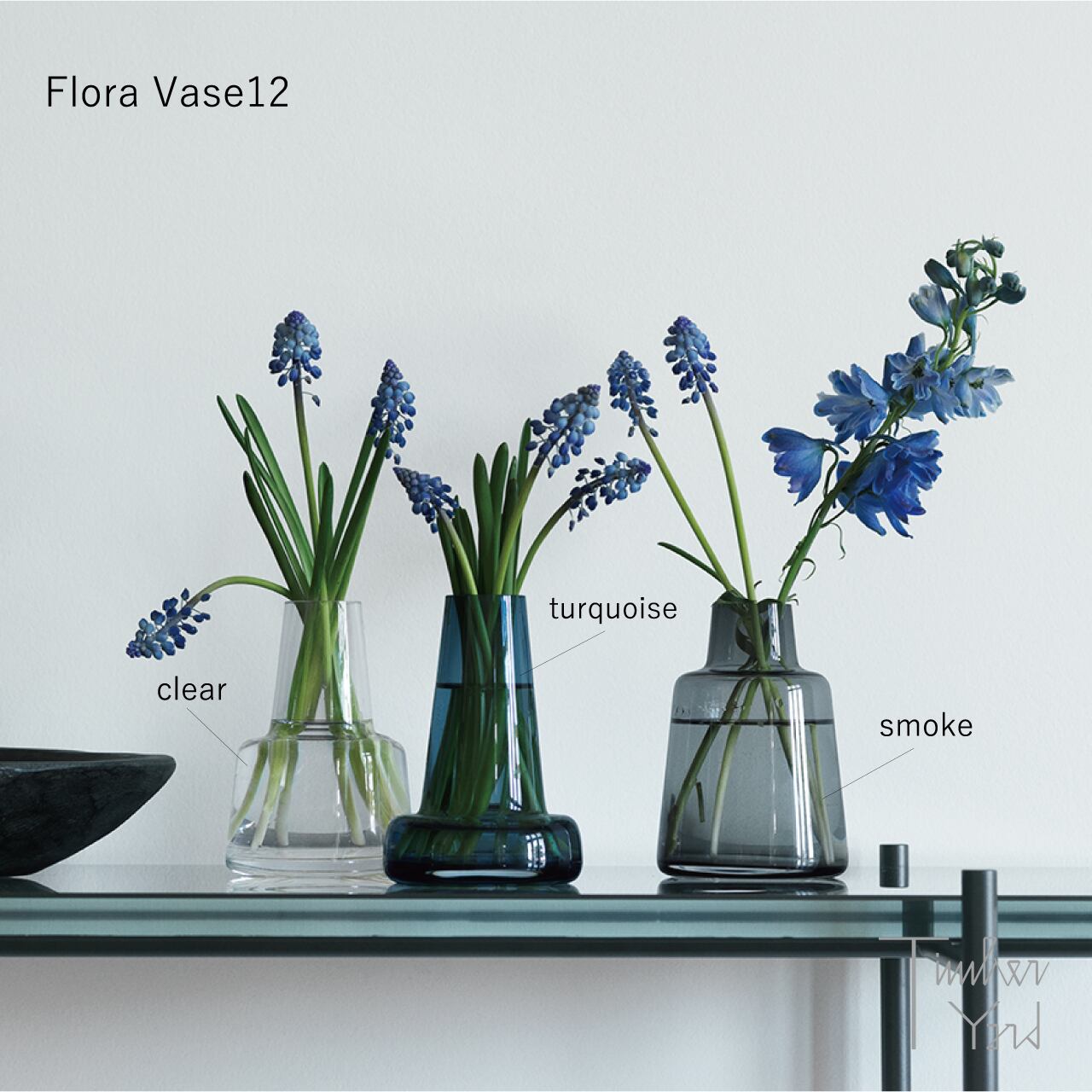 Flora Vase 12｜clear [5]