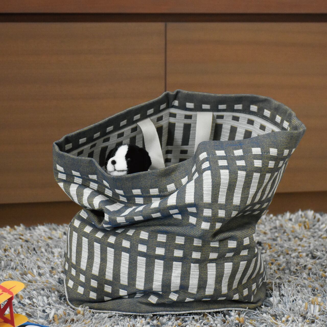 Fabric Basket M｜Nereus / Lead [3]