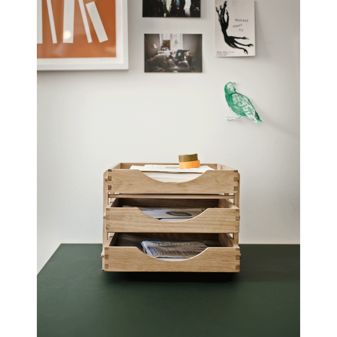 Dania Letter Tray｜Oak [2]