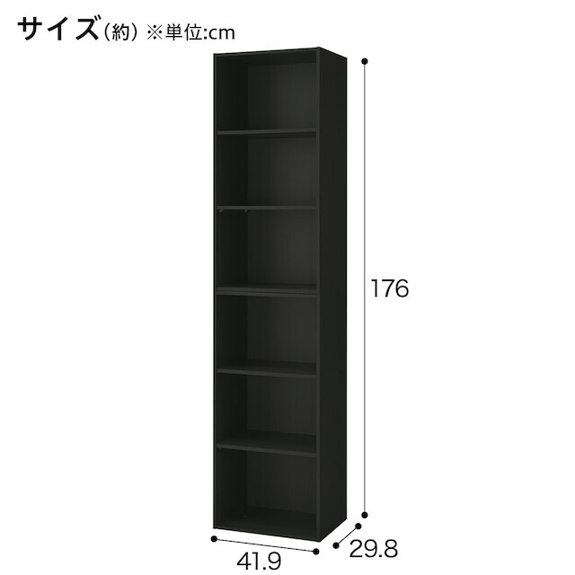 【ネット限定色】連結できるNカラボ レギュラー 6段(ブラック) [2]