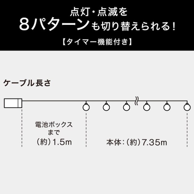 LEDライト(50球 カラフルペッパー n2BF) [2]