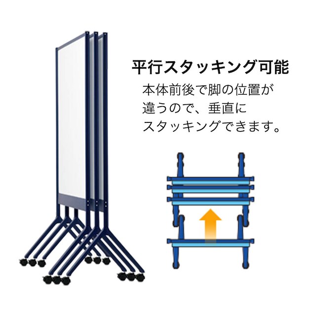 ホワイトボードパーティション(ホワイトボードタイプ ALKB-0912DSK NV) [5]