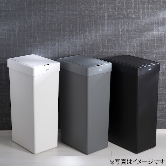 センサー式開閉ゴミ箱(30L 6277 ホワイト) [5]