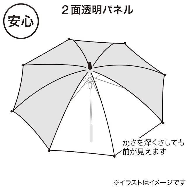 こども用傘(バイカラー 58cm NV) [4]