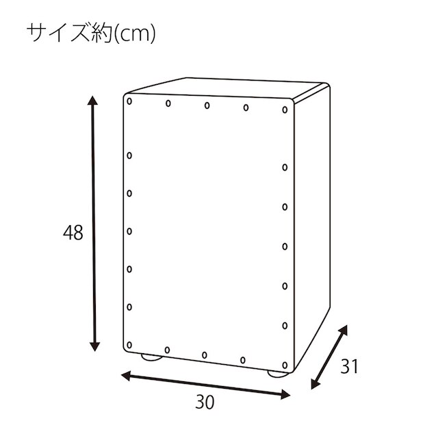 叩いて奏でるカホン (CL50G) [2]