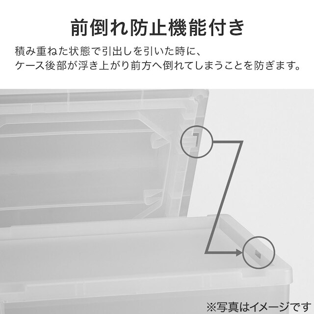 収納ケース フィッツケース 奥行40cm(幅35×高さ20cm FC40-3520 クリア) [4]