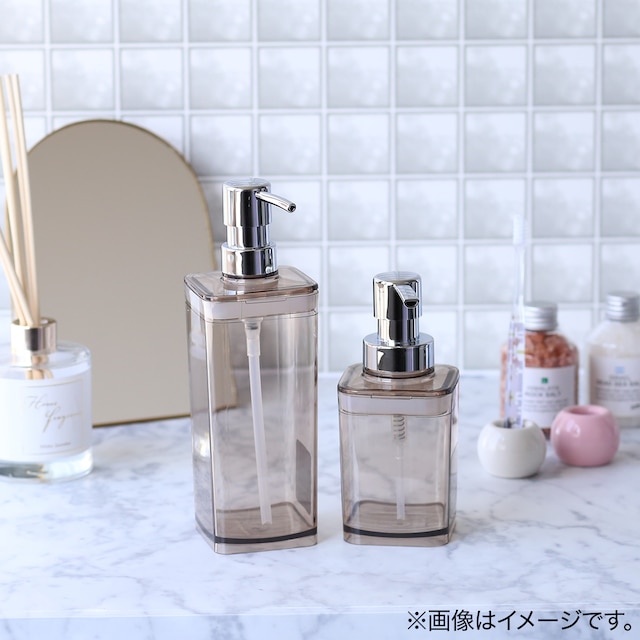 【デコホーム商品】詰め替えやすいディスペンサー(550mL BR) [2]