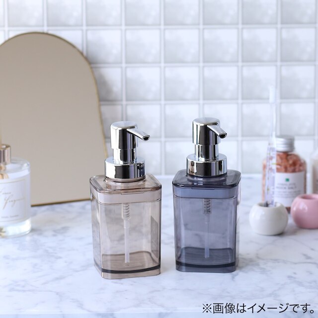 【デコホーム商品】詰め替えやすいディスペンサー 泡タイプ(300mL BR) [3]