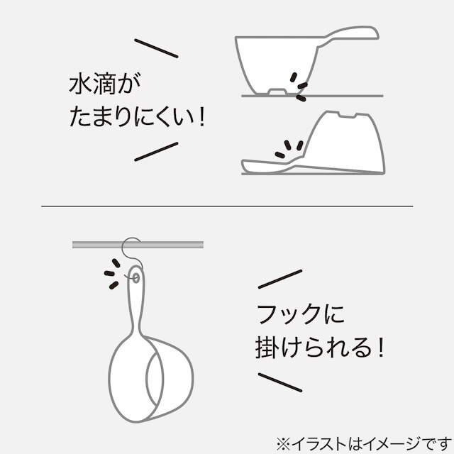 水切れがよい 抗菌手おけ(セッコ ブラック) [2]