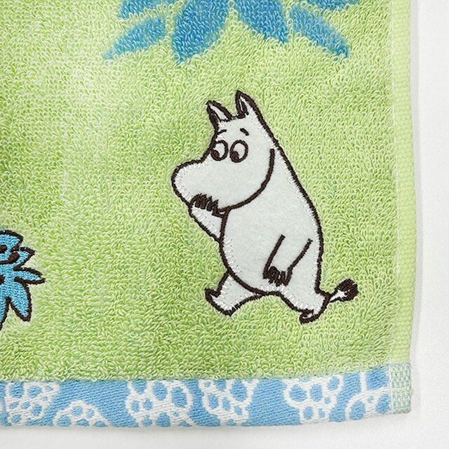 MOOMIN　ムーミンウォッシュタオル（みつけたよ）34×36 [2]