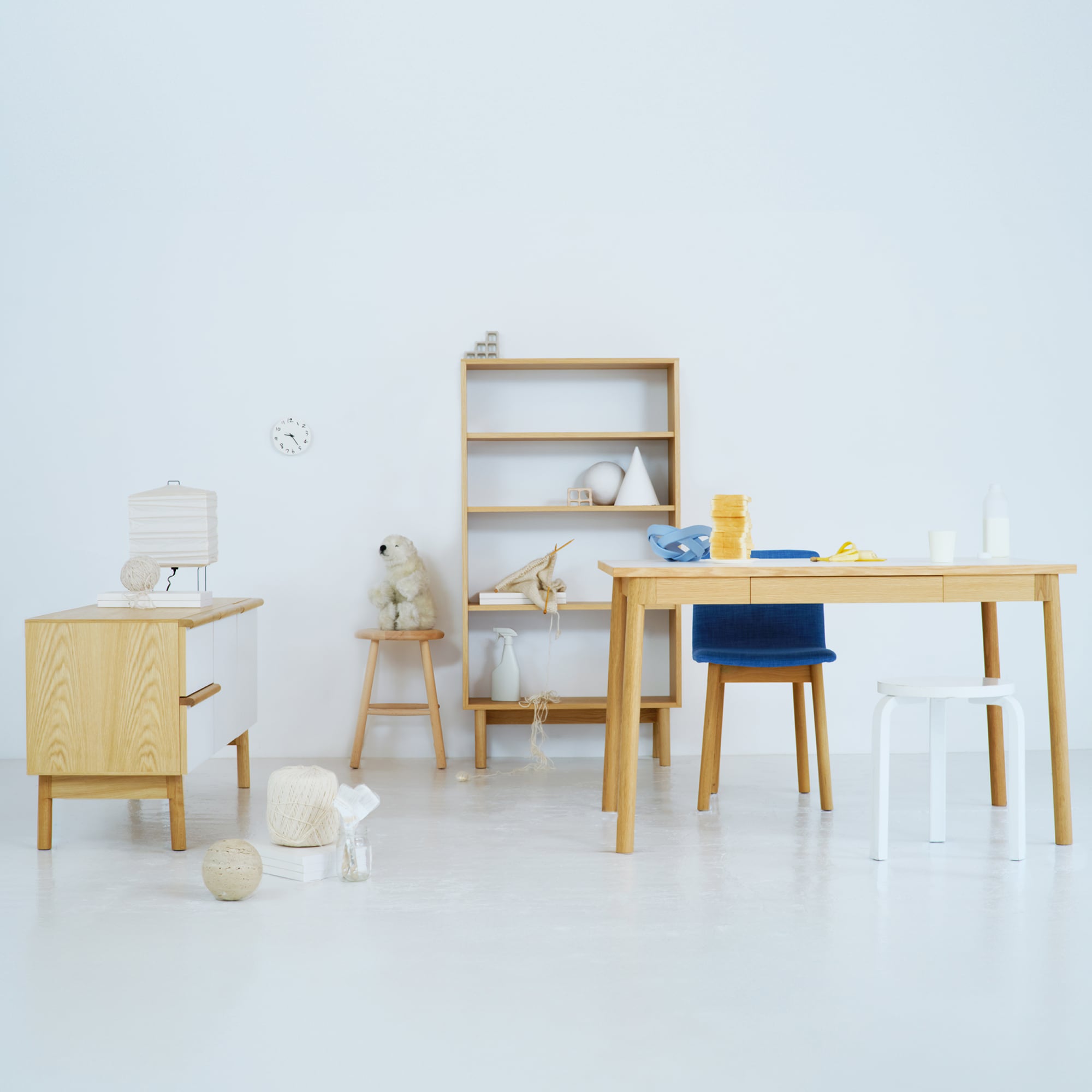 [IDEE]STILT SHELF TALL White [2]