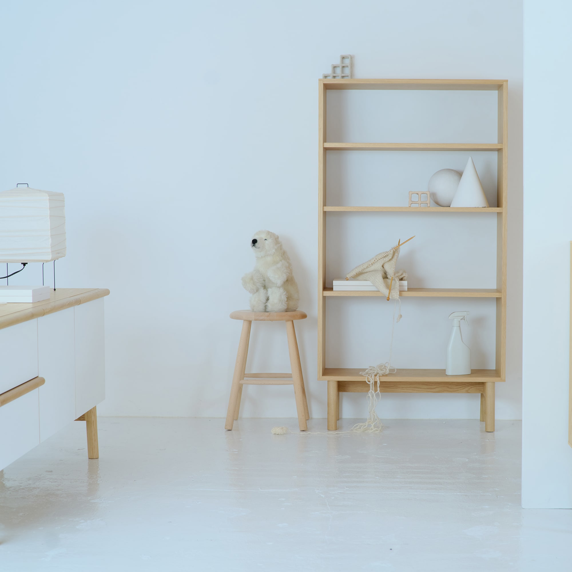 [IDEE]STILT SHELF TALL White [3]