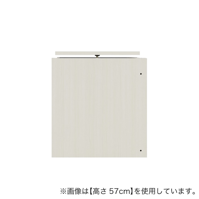 [高さ1cm単位で選べる] 見せない家電収納専用上置き (幅77.5×高さ26cm WW) [3]