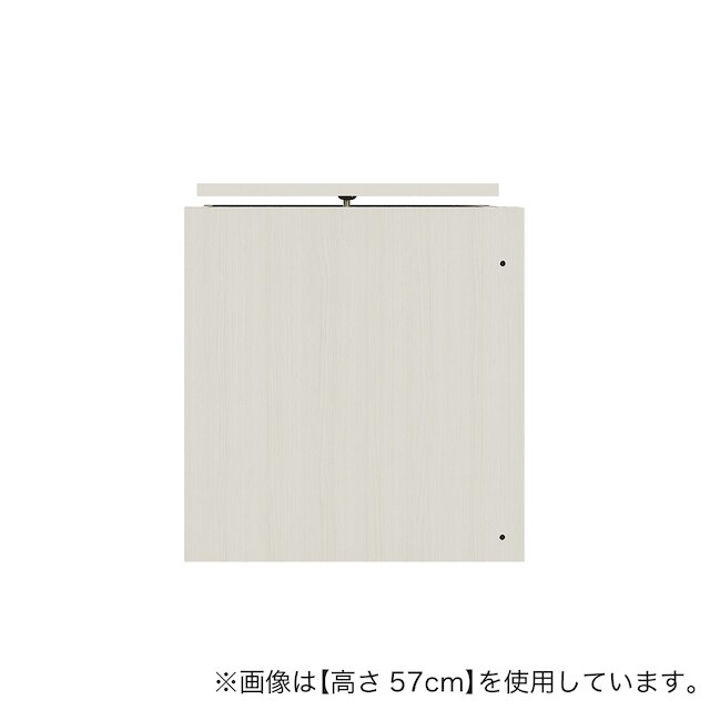 [高さ1cm単位で選べる] 見せない家電収納専用上置き (幅77.5×高さ31cm WW) [3]