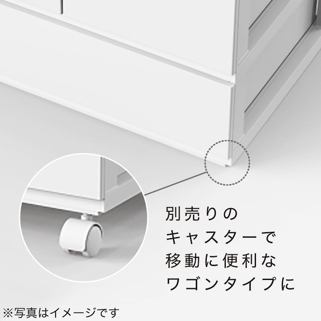 引出し Nインボックス たて型ハーフ 3段 クリア [4]