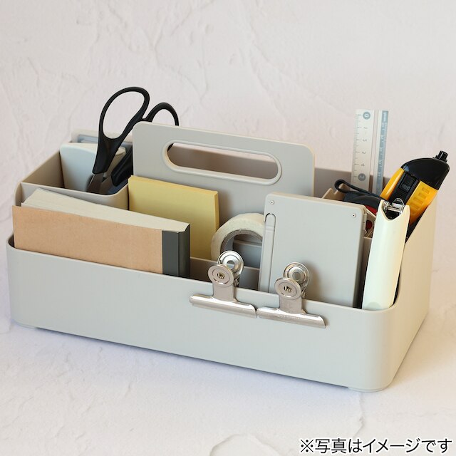 【デコホーム商品】ハコブＤインボックス オフィス(モカ) [3]