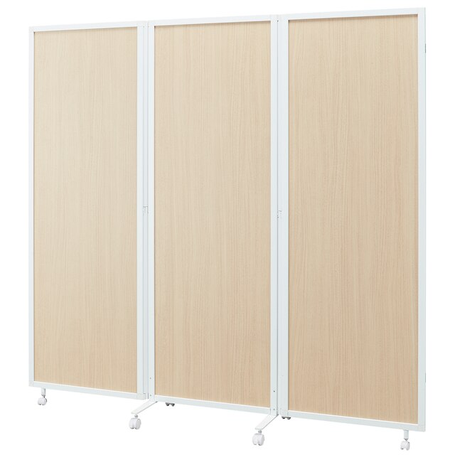 三つ折パーティション(シャスタ3 NA/WH) [4]