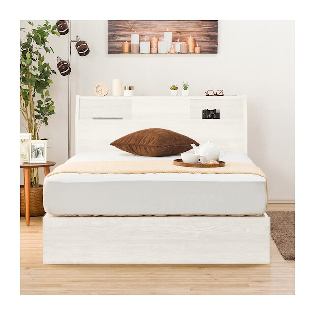 クイーンベッドフレーム(アザン3 浅型/WW) [5]